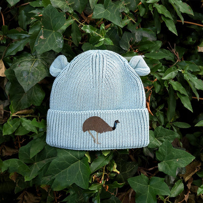 Emu Embroidered Baby Bear Beanie (up to 2 years)