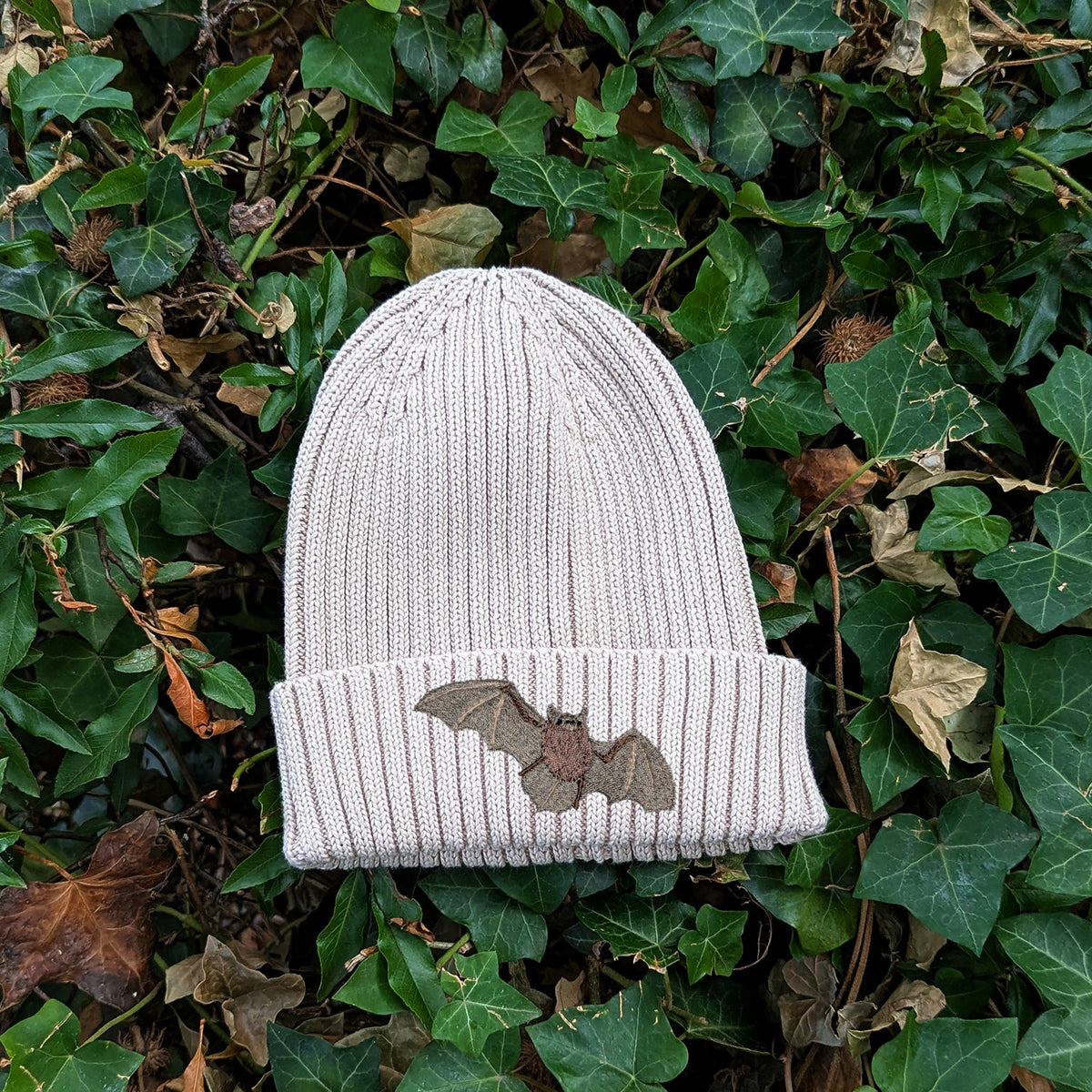 Pipistrelle Bat Embroidered Kids Beanie (3 - 7 years)