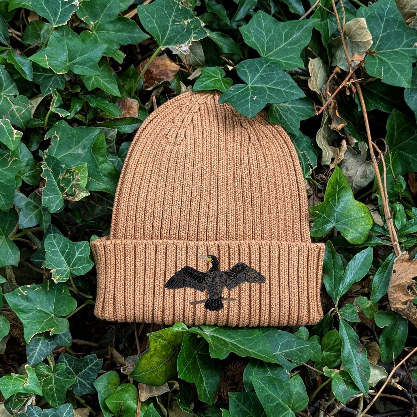 Cormorant Embroidered Kids Beanie (3 - 7 years)