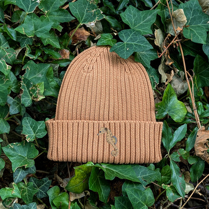 Seahorse Embroidered Kids Beanie (3 - 7 years)