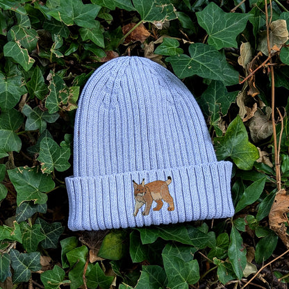 Lynx Embroidered Kids Beanie (3 - 7 years)
