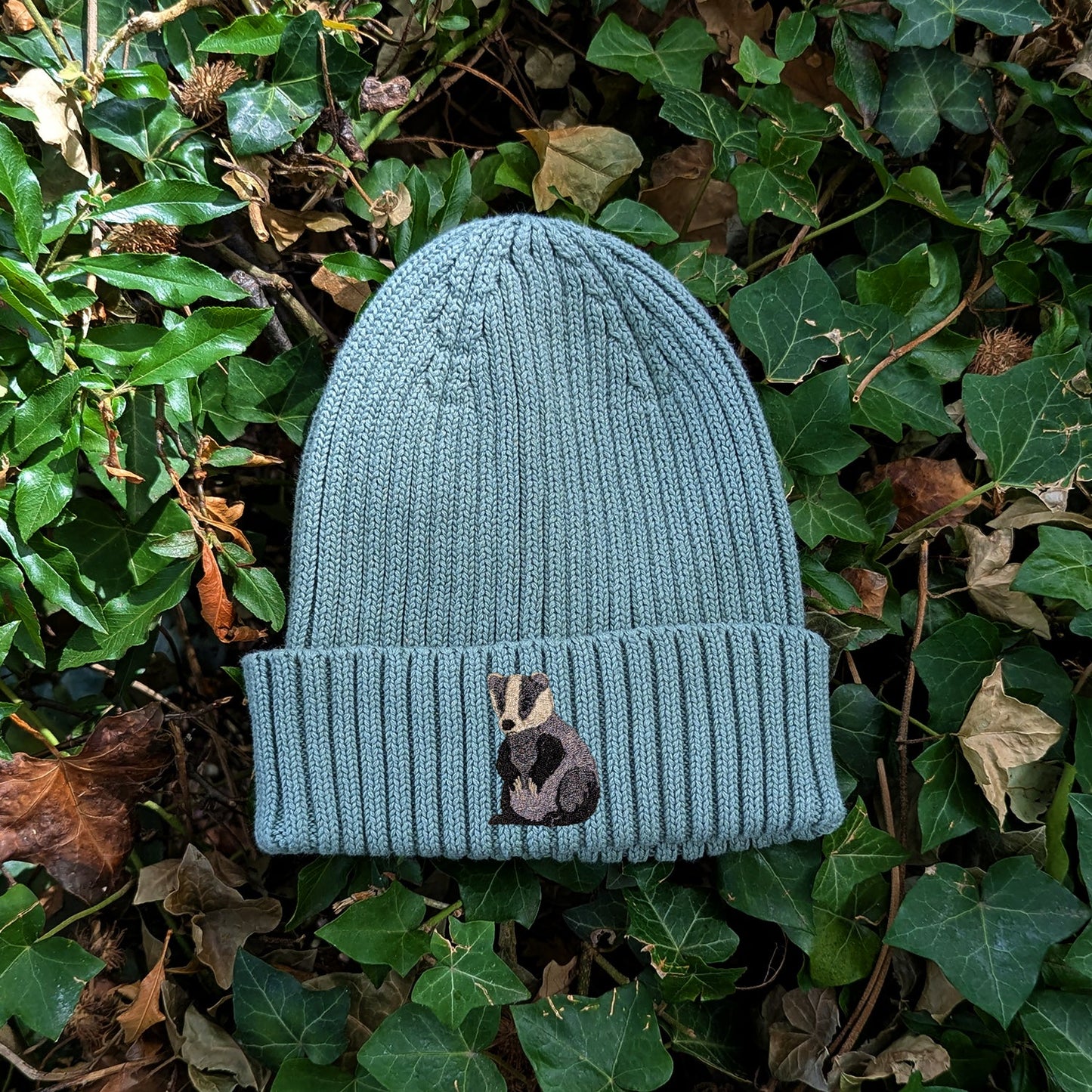 Badger Embroidered Kids Beanie (3 - 7 years)