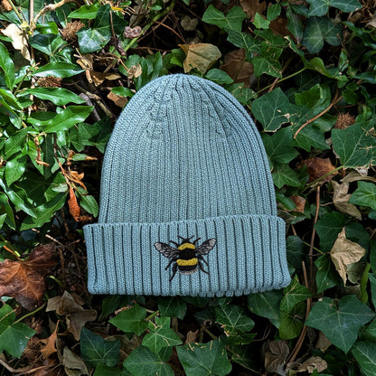 Bumblebee Embroidered Kids Beanie (3 - 7 years)