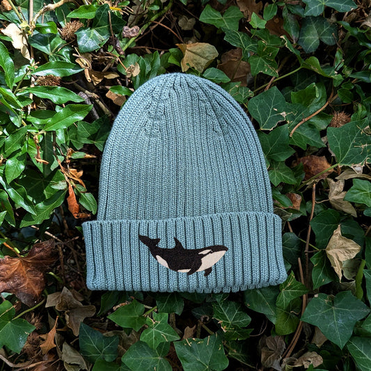 Orca Embroidered Kids Beanie (3 - 7 years)