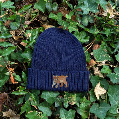 Lynx Embroidered Kids Beanie (3 - 7 years)