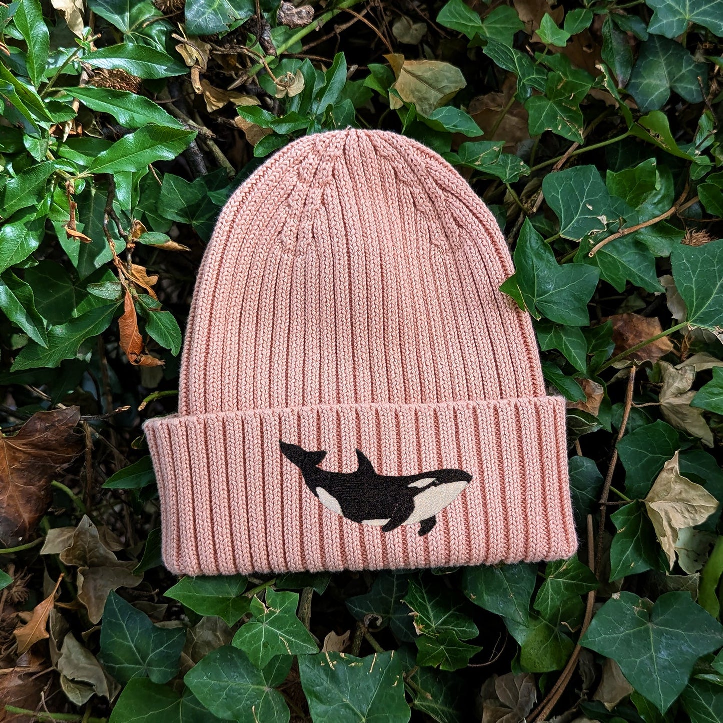 Orca Embroidered Kids Beanie (3 - 7 years)