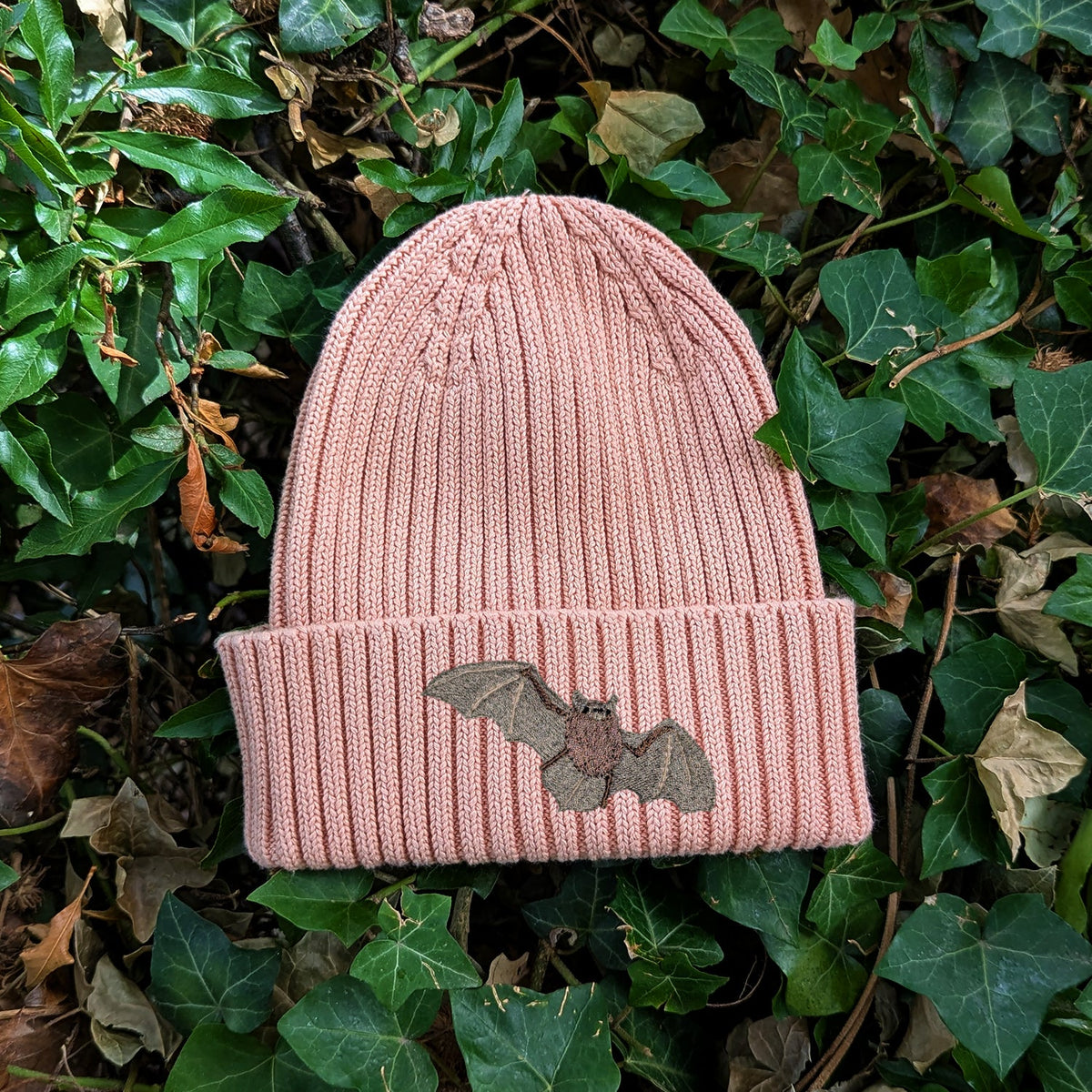 Pipistrelle Bat Embroidered Kids Beanie (3 - 7 years)
