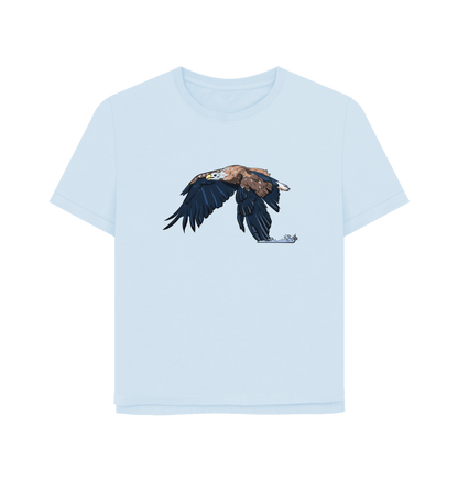 Sky Blue Printed T-shirt Front