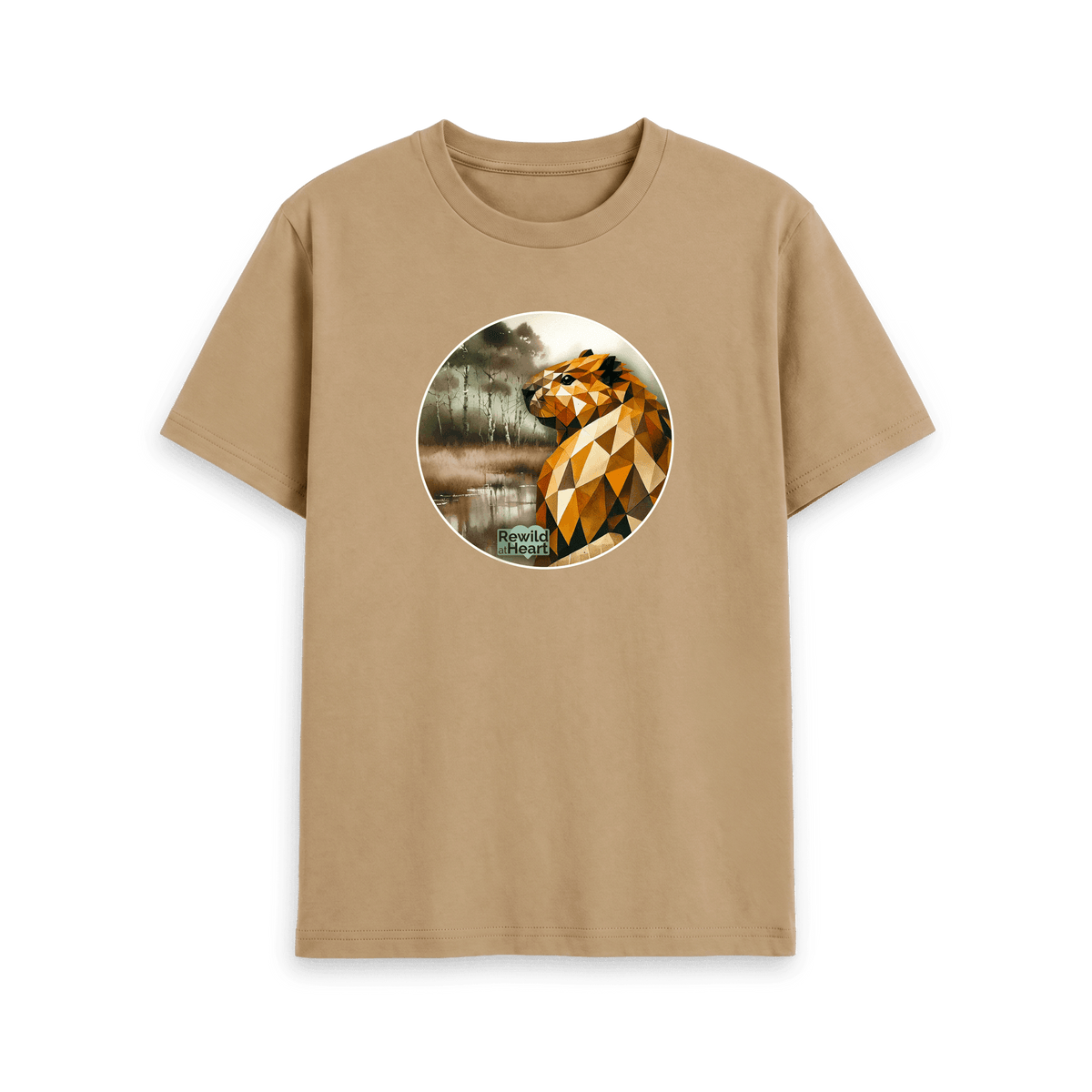 Sand Printed T-shirt Front