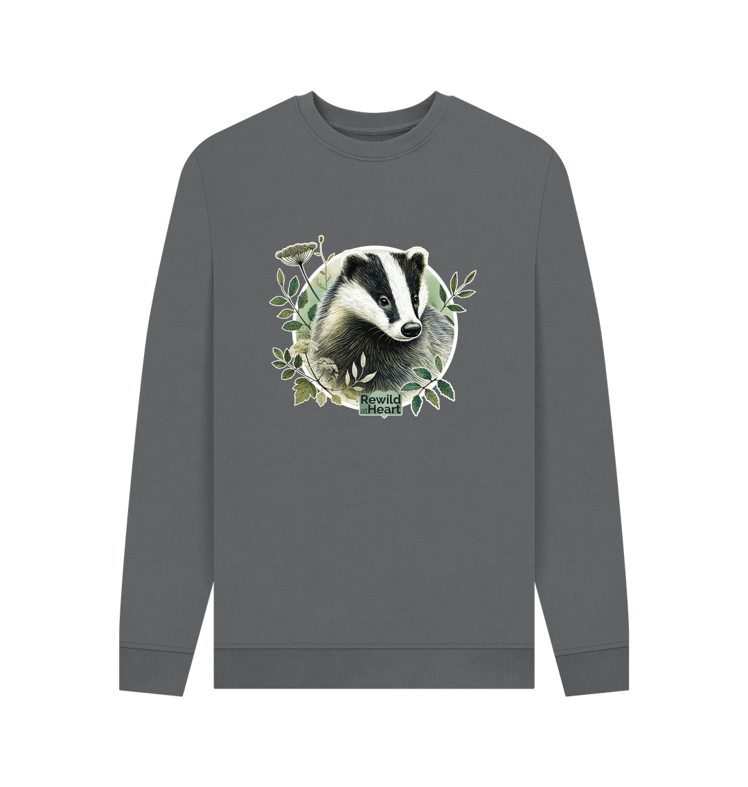 Slate Grey Badger Spirit Men's Sweater