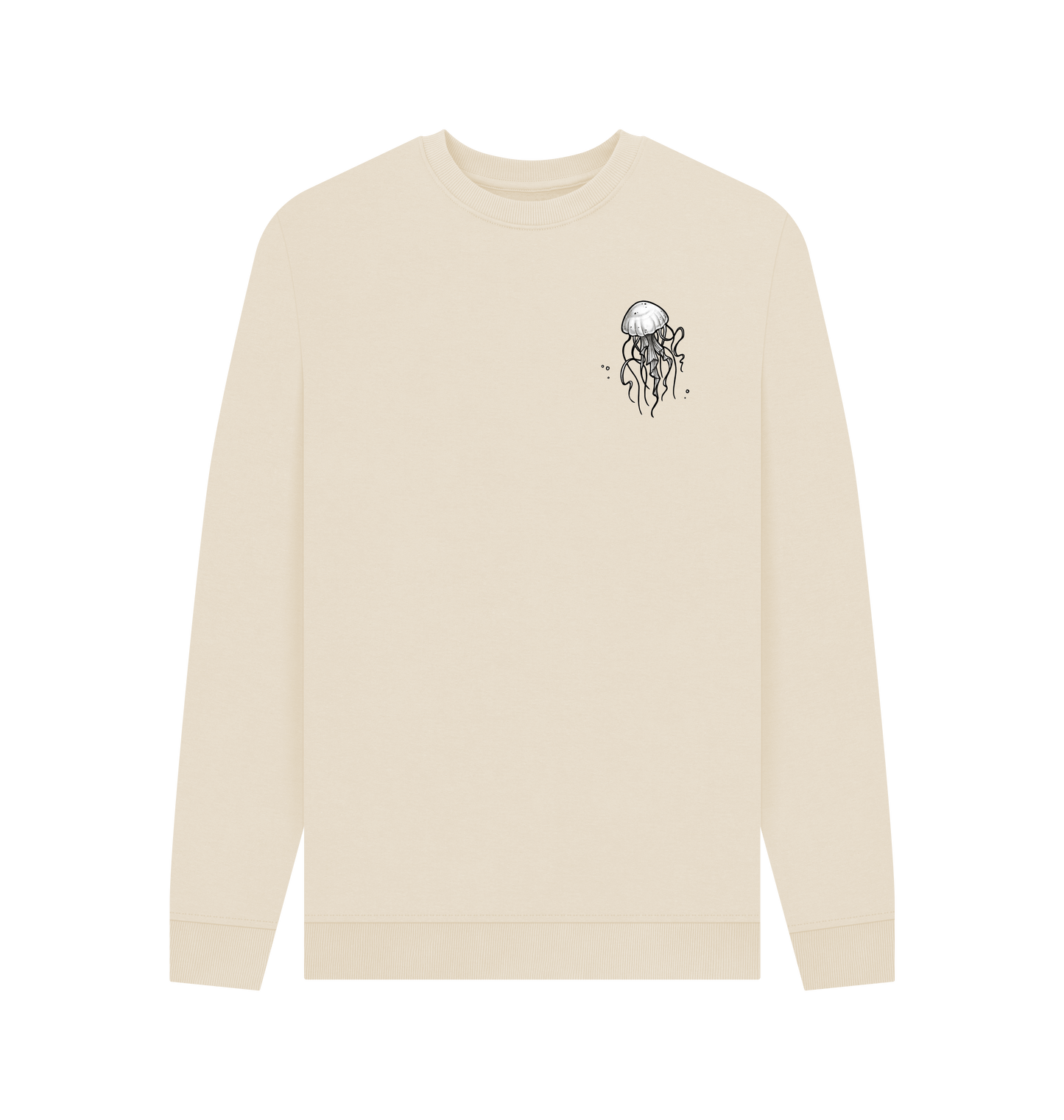 Oat Printed Sweater Front
