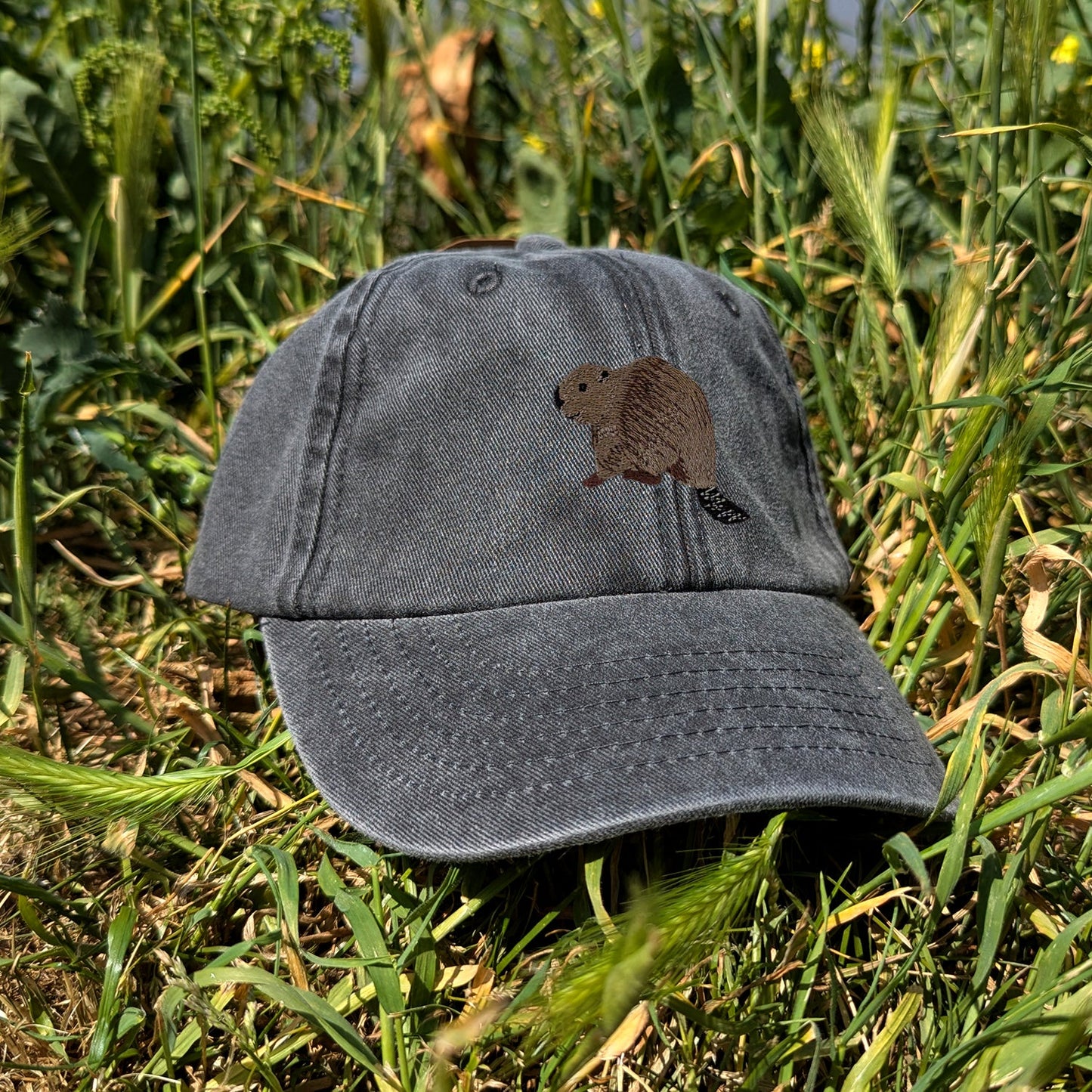 Beaver Riverside Embroidered Kids Baseball Cap (Ages 5 and Up)