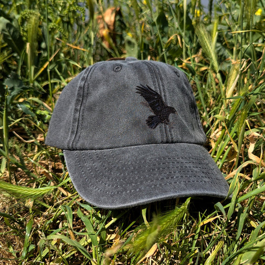 Raven Embroidered Kids Baseball Cap (Ages 5 and Up)