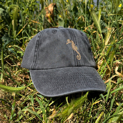 Seahorse Embroidered Kids Baseball Cap (Ages 5 and Up)