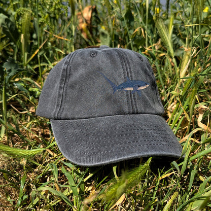 Thresher Shark Embroidered Kids Baseball Cap (Ages 5 and Up)