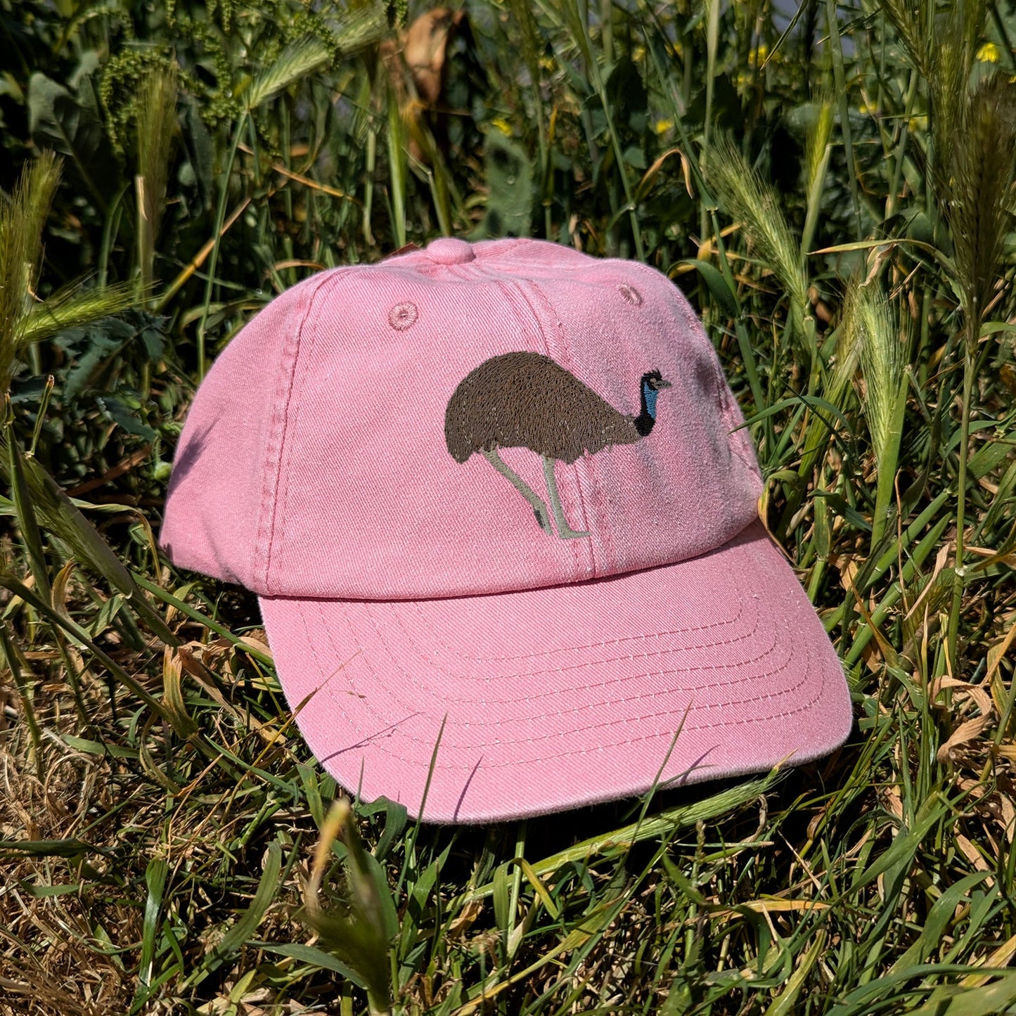 Emu Embroidered Kids Baseball Cap (Ages 5 and Up)