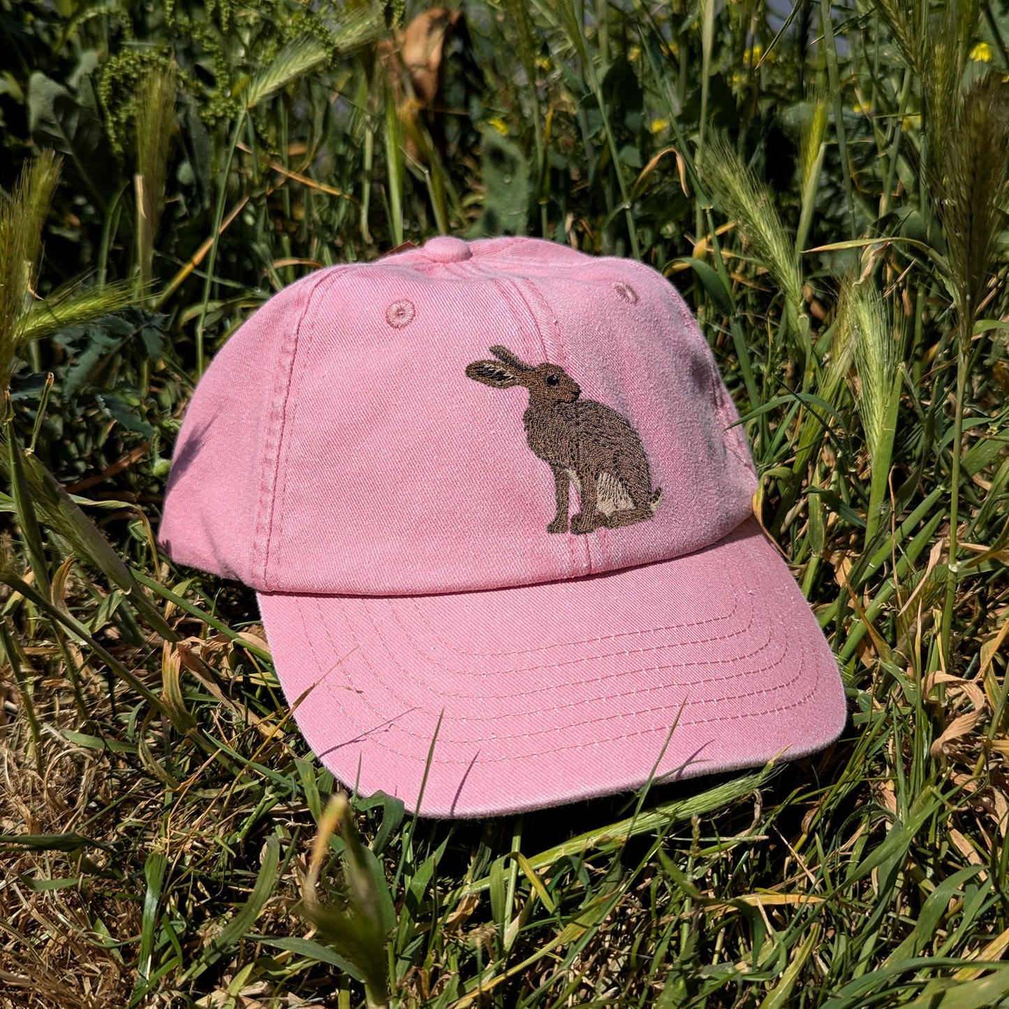 Hare Embroidered Kids Baseball Cap (Ages 5 and Up)