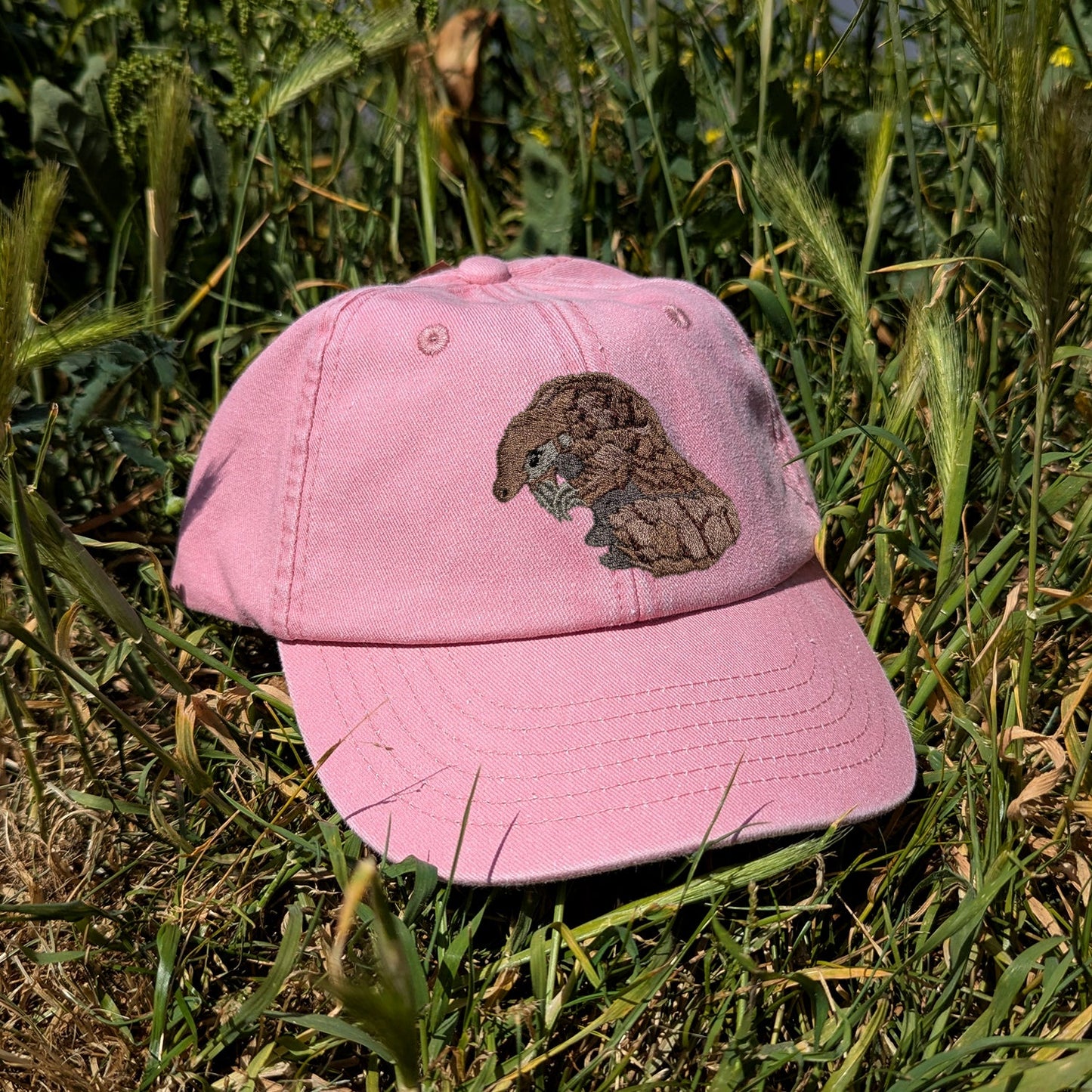 Pangolin Embroidered Kids Baseball Cap (Ages 5 and Up)