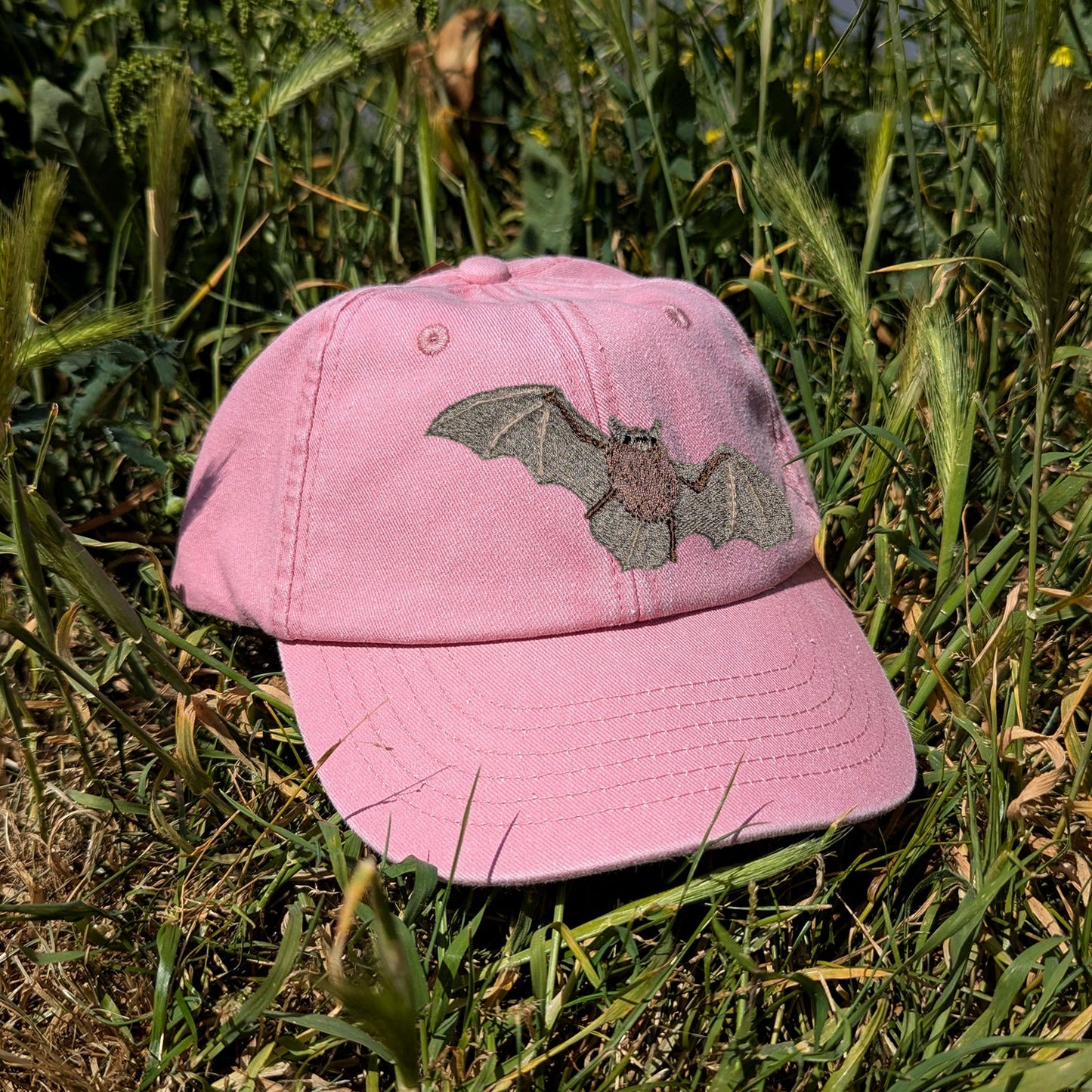 Pipistrelle Bat Embroidered Kids Baseball Cap (Ages 5 and Up)