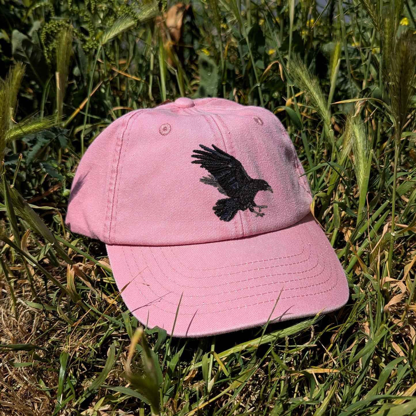 Raven Embroidered Kids Baseball Cap (Ages 5 and Up)