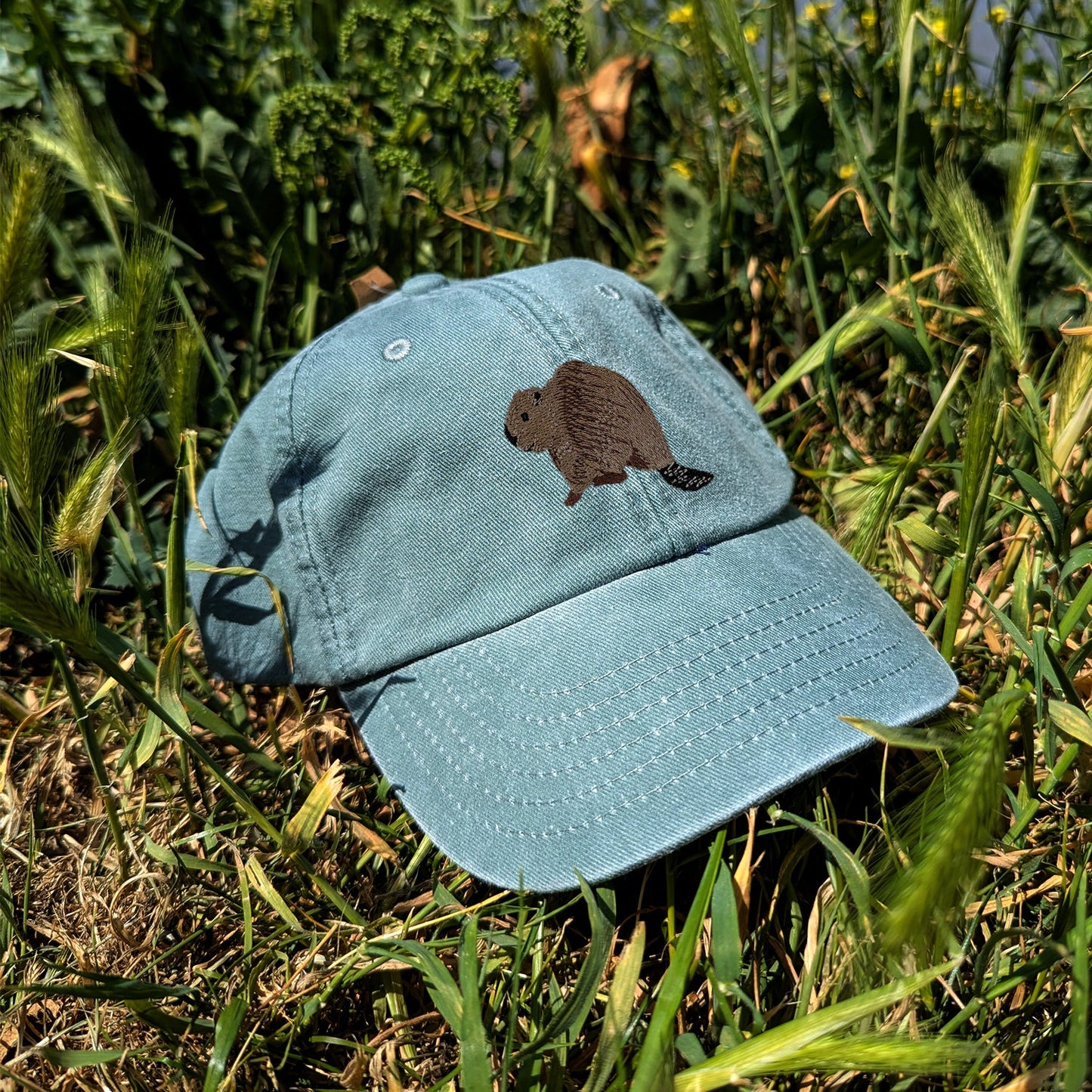 Beaver Riverside Embroidered Kids Baseball Cap (Ages 5 and Up)