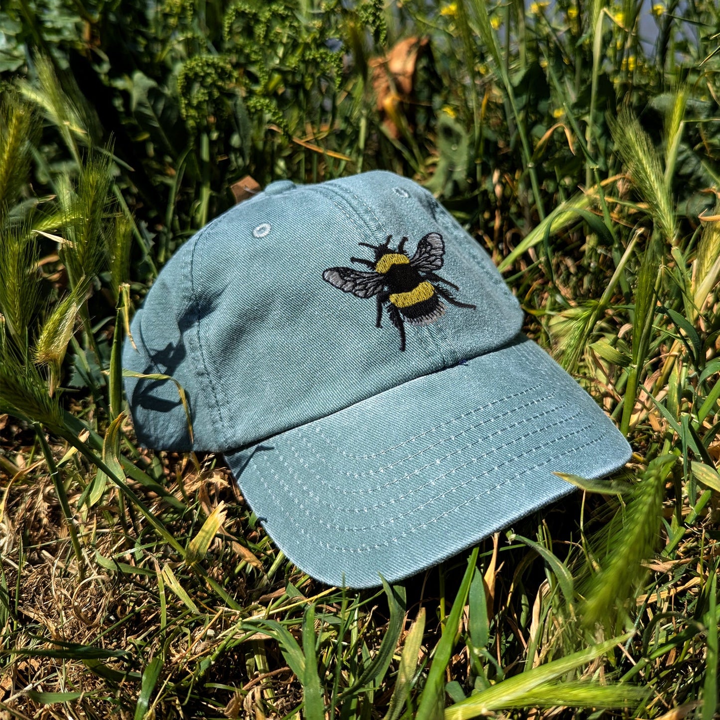 Bumblebee Embroidered Kids Baseball Cap (Ages 5 and Up)