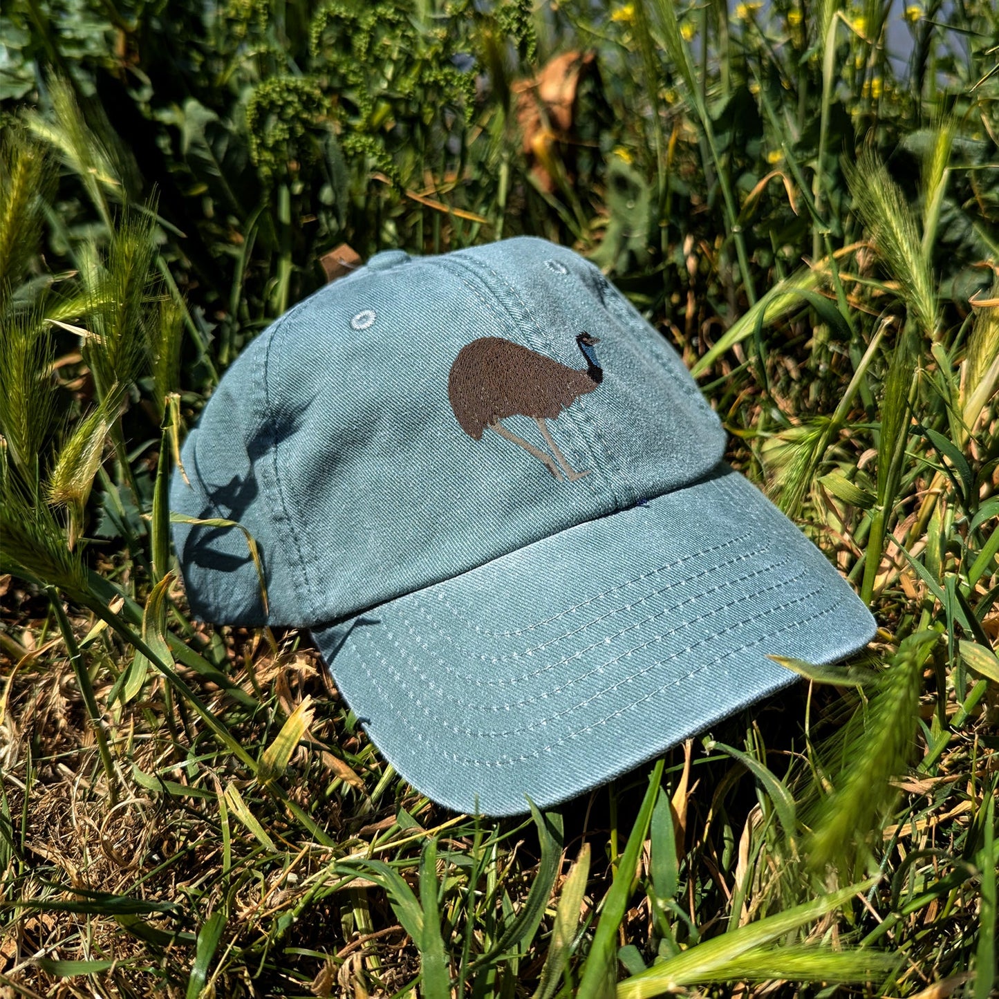 Emu Embroidered Kids Baseball Cap (Ages 5 and Up)