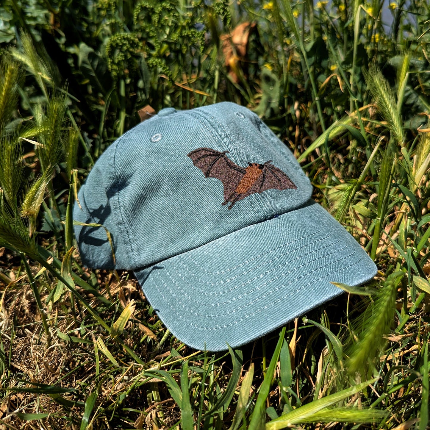 Fruit Bat Embroidered Kids Baseball Cap (Ages 5 and Up)