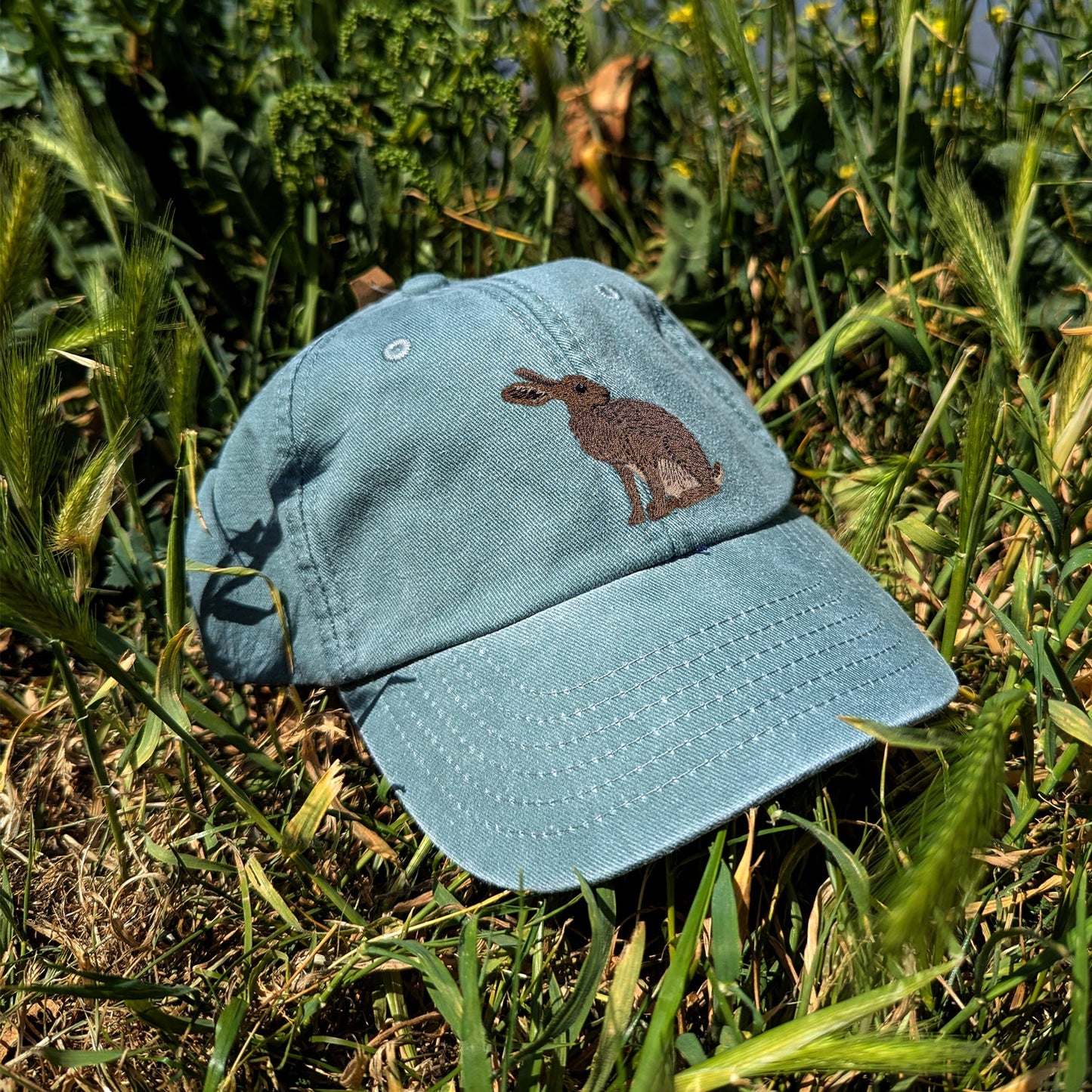 Hare Embroidered Kids Baseball Cap (Ages 5 and Up)