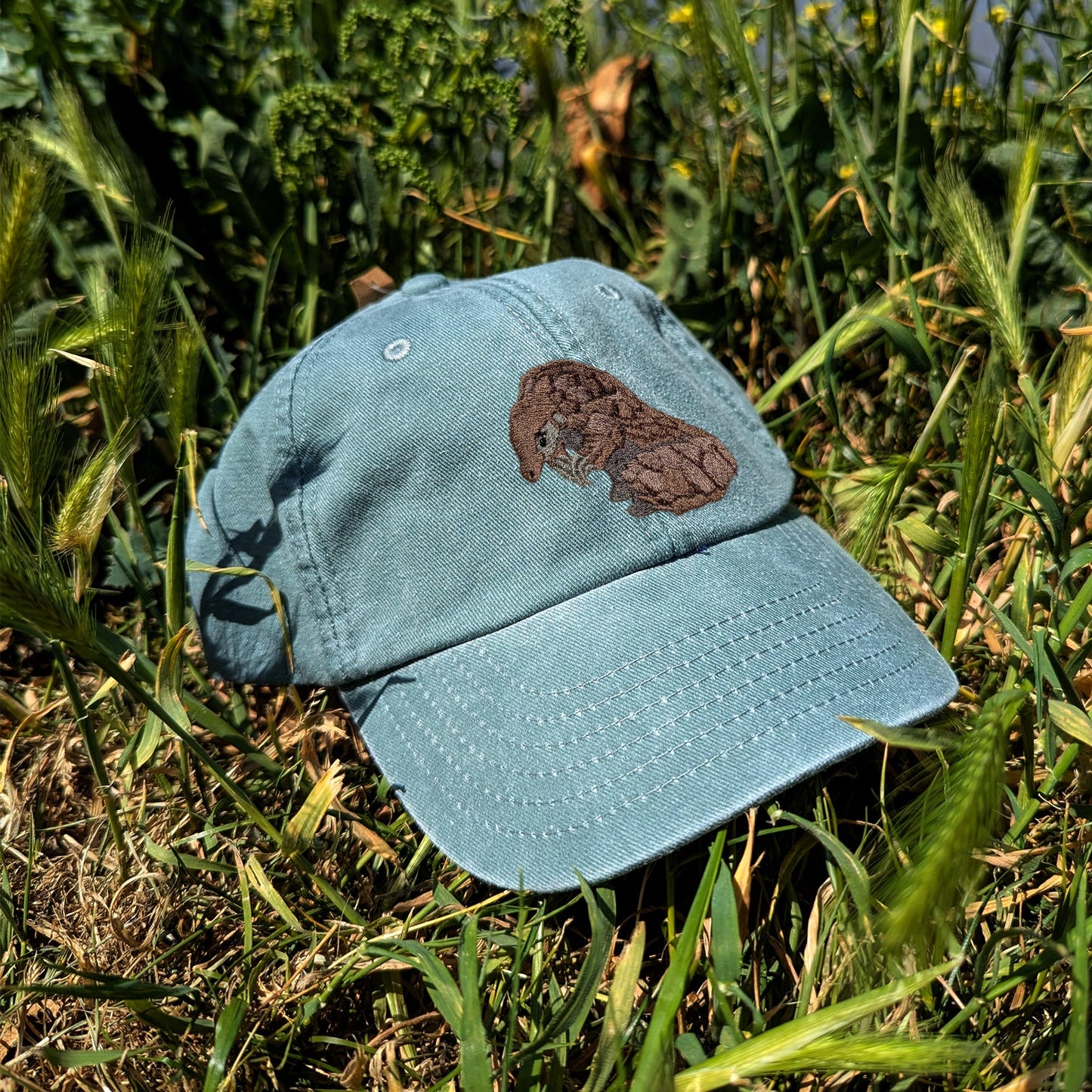 Pangolin Embroidered Kids Baseball Cap (Ages 5 and Up)