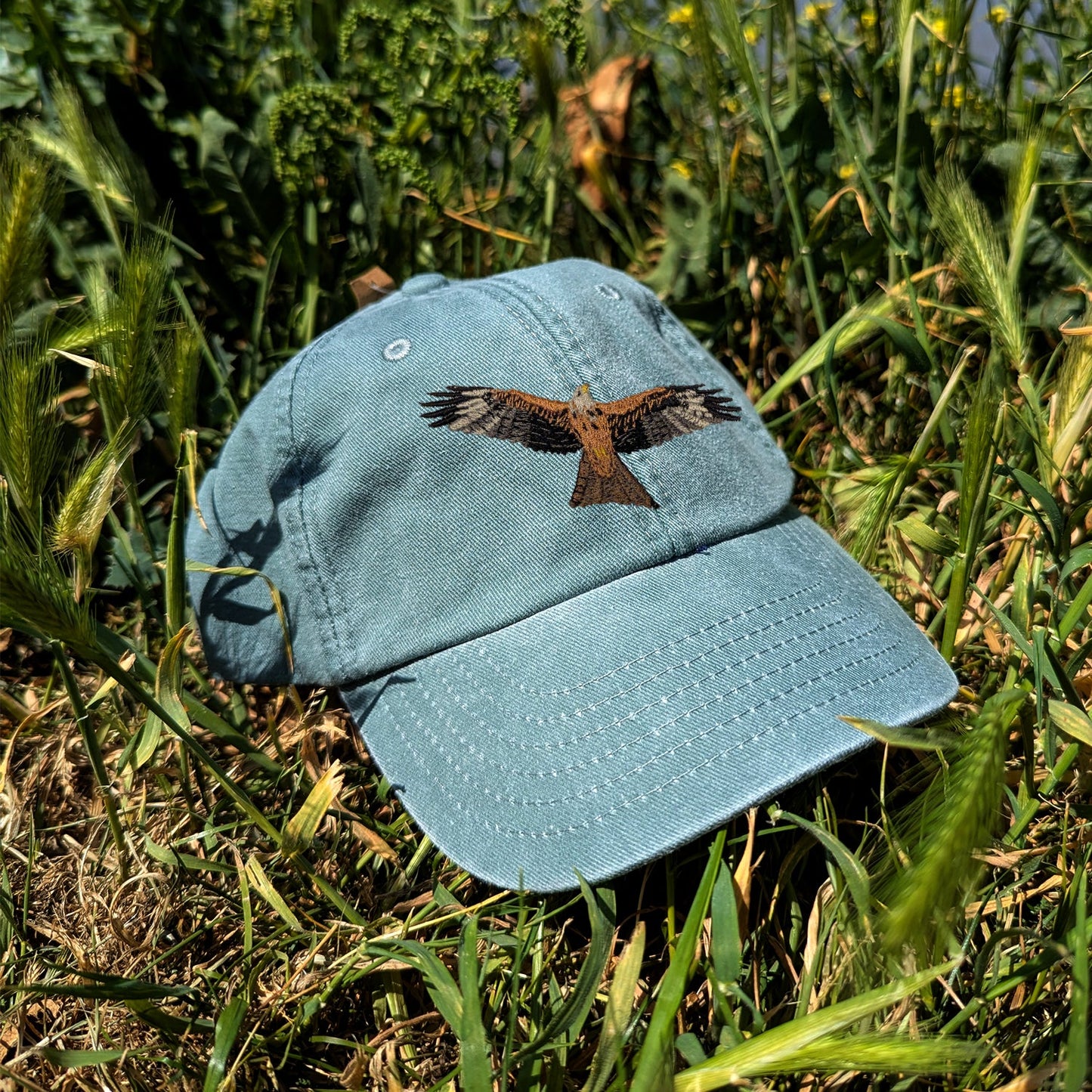 Red Kite Embroidered Kids Baseball Cap