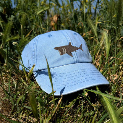 Basking Shark Embroidered Kids Baseball Cap (Ages 5 and Up)