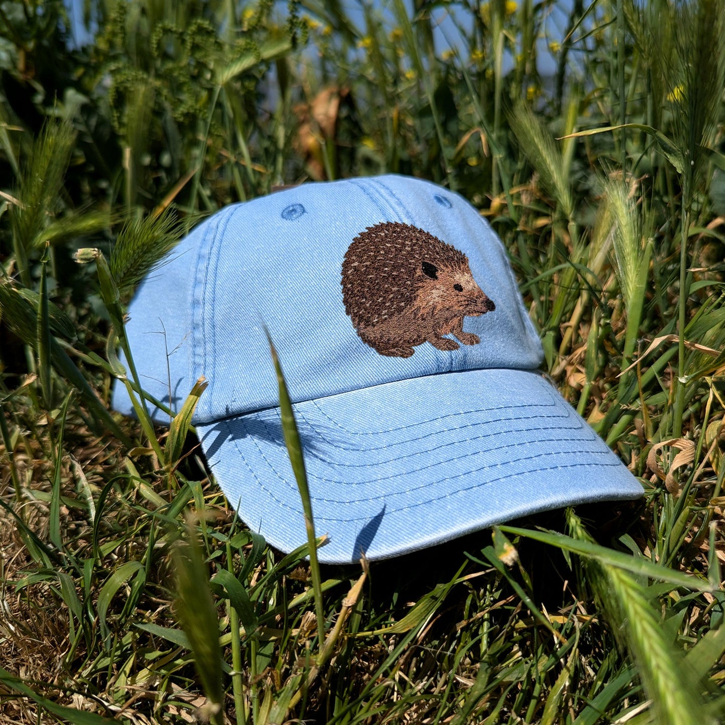 Hedgehog Embroidered Kids Baseball Cap