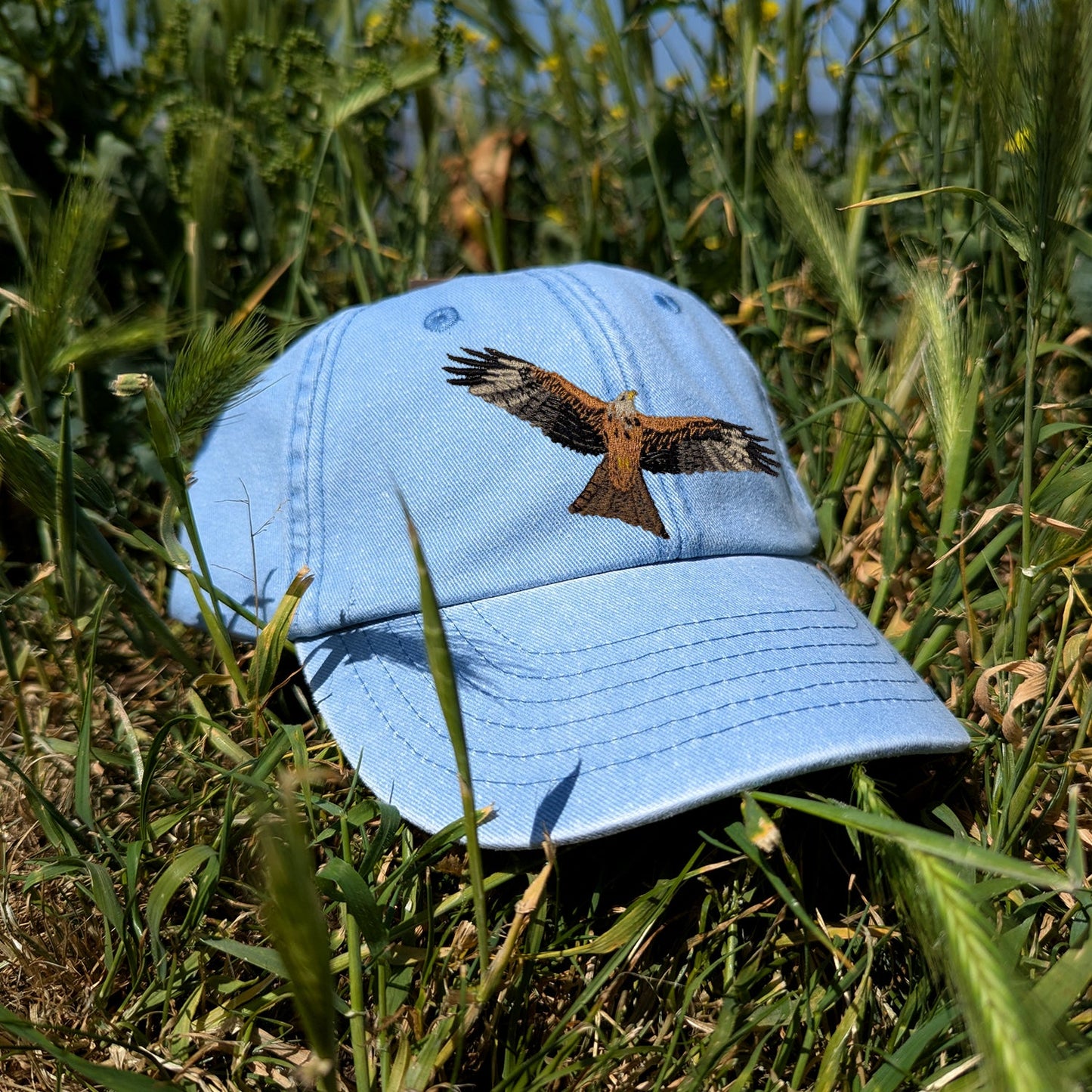 Red Kite Embroidered Kids Baseball Cap