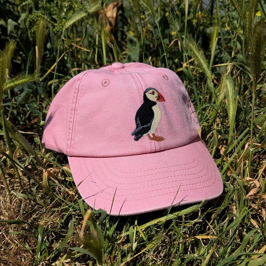 Puffin Embroidered Kids Baseball Cap