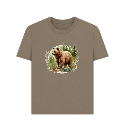 Willow Brown Bear Wilderness Women's Classic T-Shirt