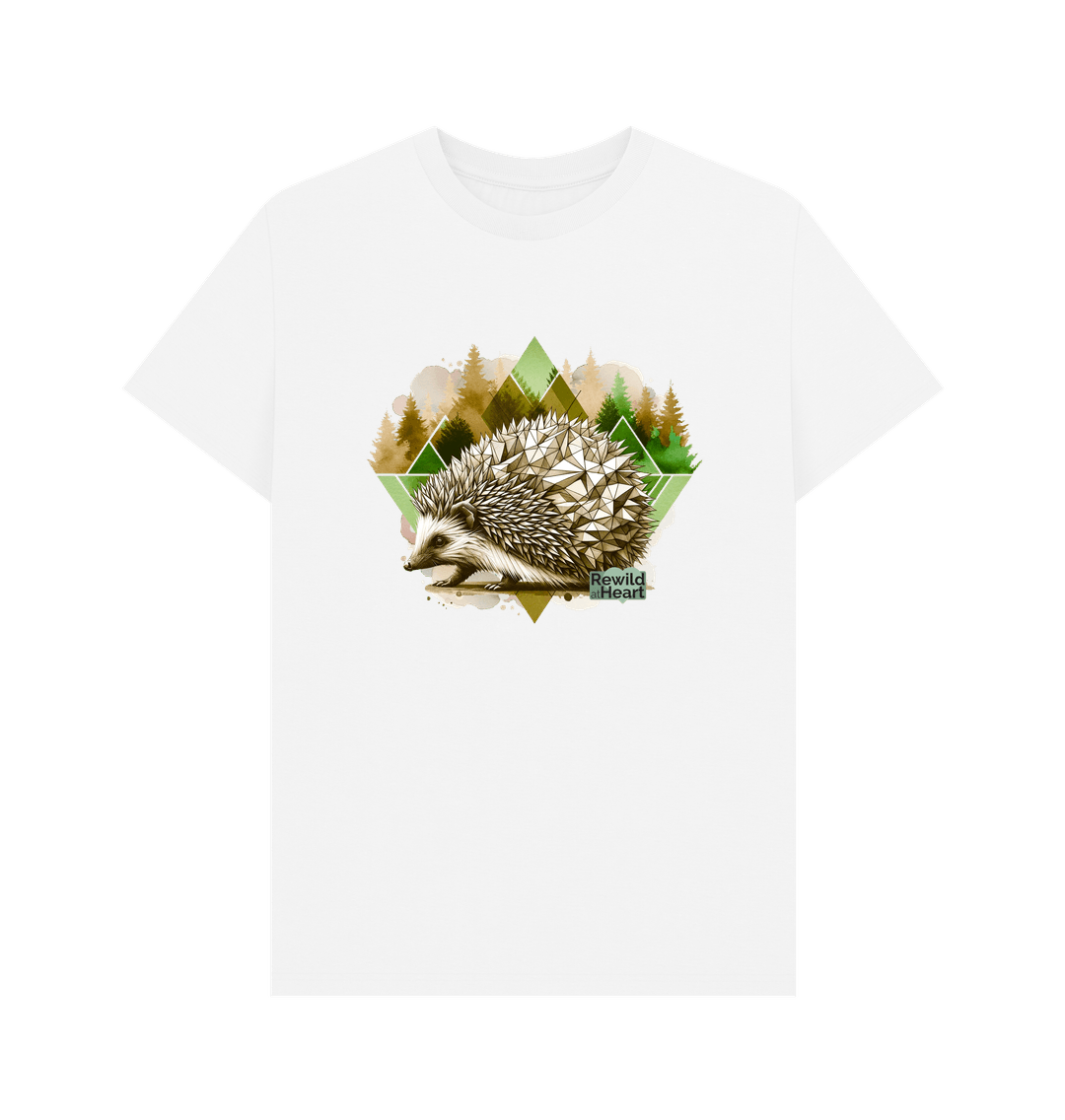 White Hedgehog Men's T-Shirt