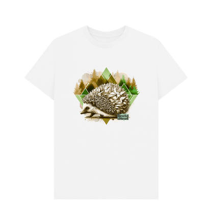 White Hedgehog Men's T-Shirt