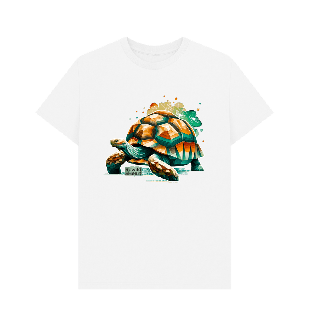 White Giant Tortoise Wildflower Men's T-Shirt