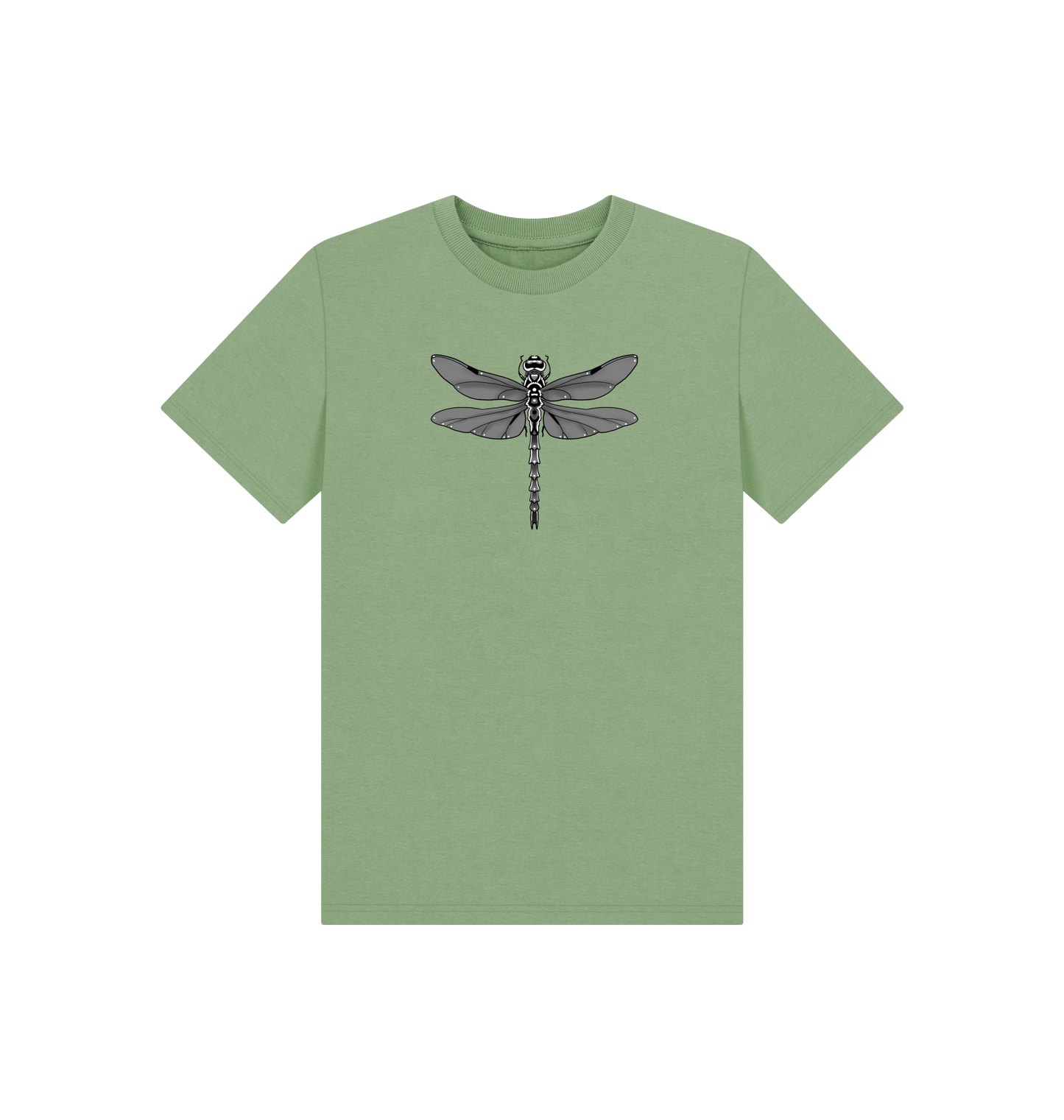 Sage Printed Kids T-Shirt Front