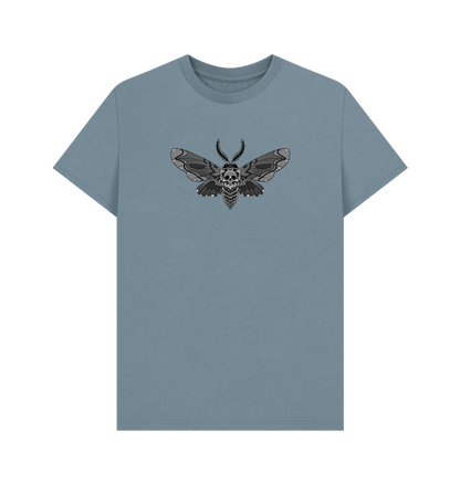 Stone Blue Printed T-shirt Front