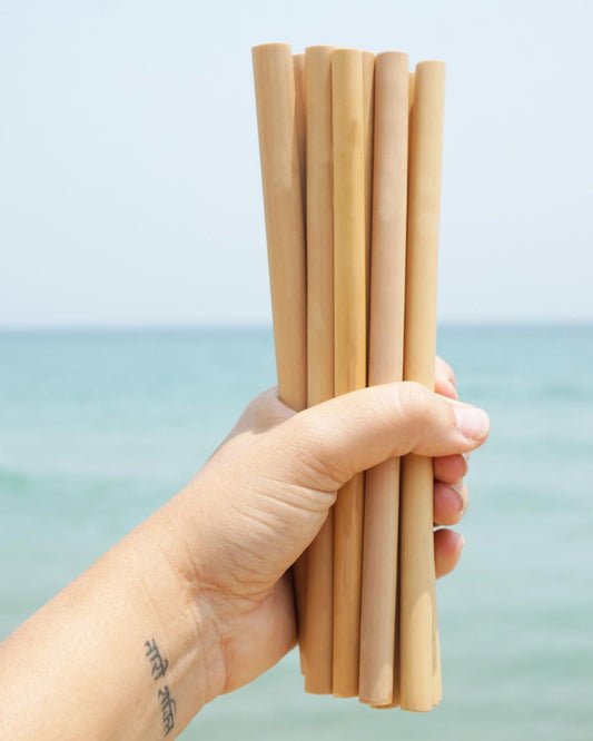 Reusable Bamboo Straws – Eco-Friendly & Durable