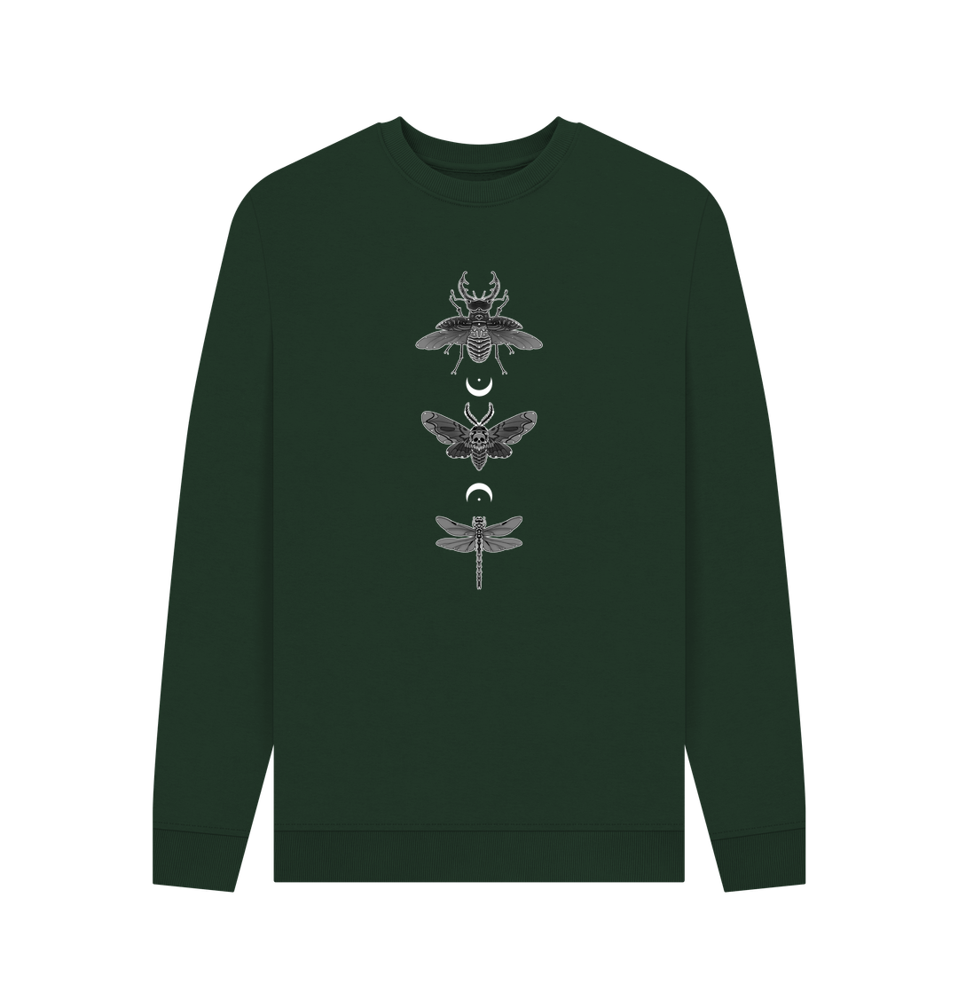 Evergreen Moonlit Insect Trio Men's Sweater