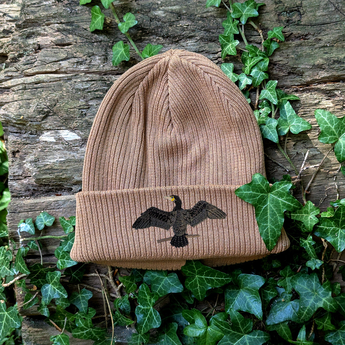 Cormorant Embroidered Beanie