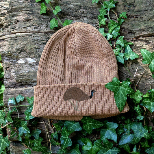 Emu Embroidered Beanie