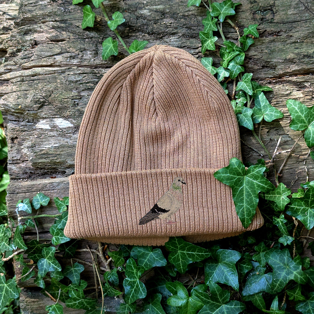Pigeon Embroidered Beanie