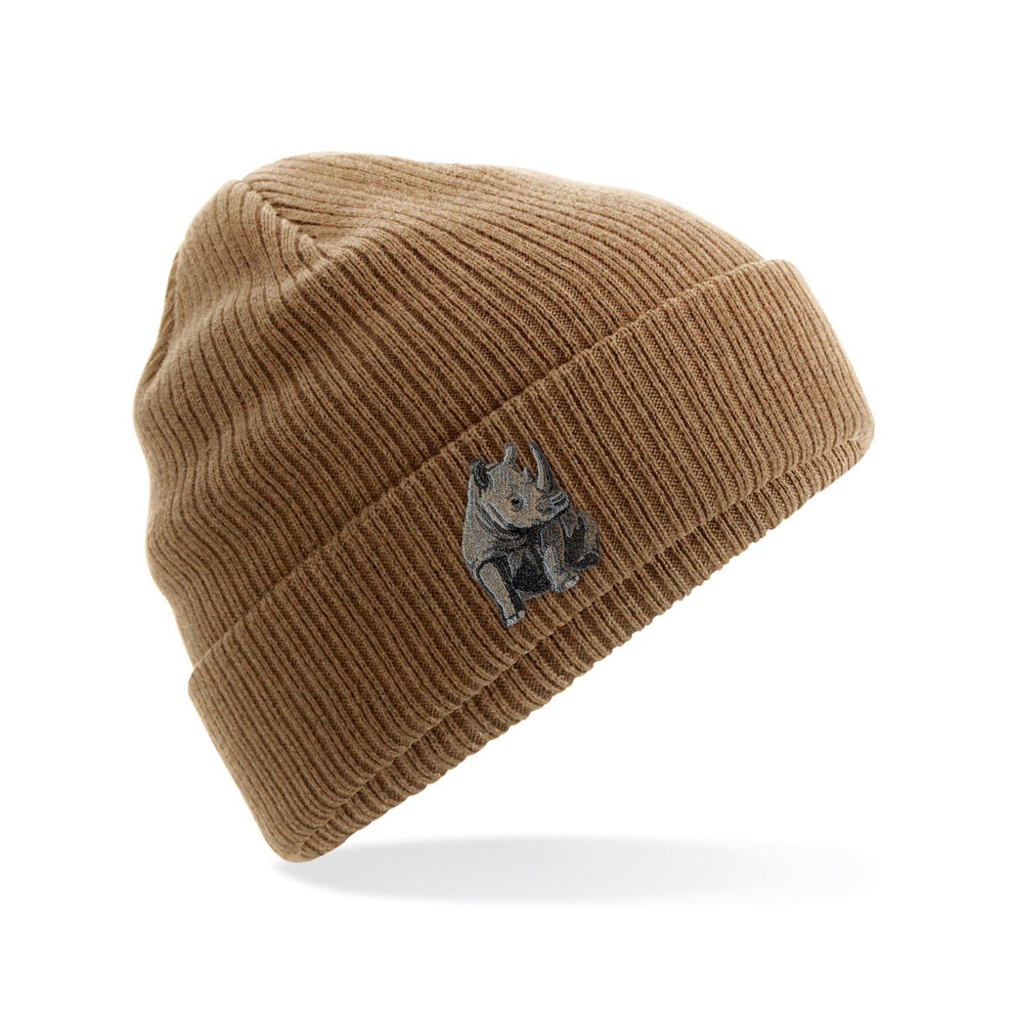 Rhino Embroidered Beanie