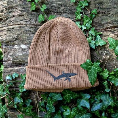 Thresher Shark Embroidered Beanie