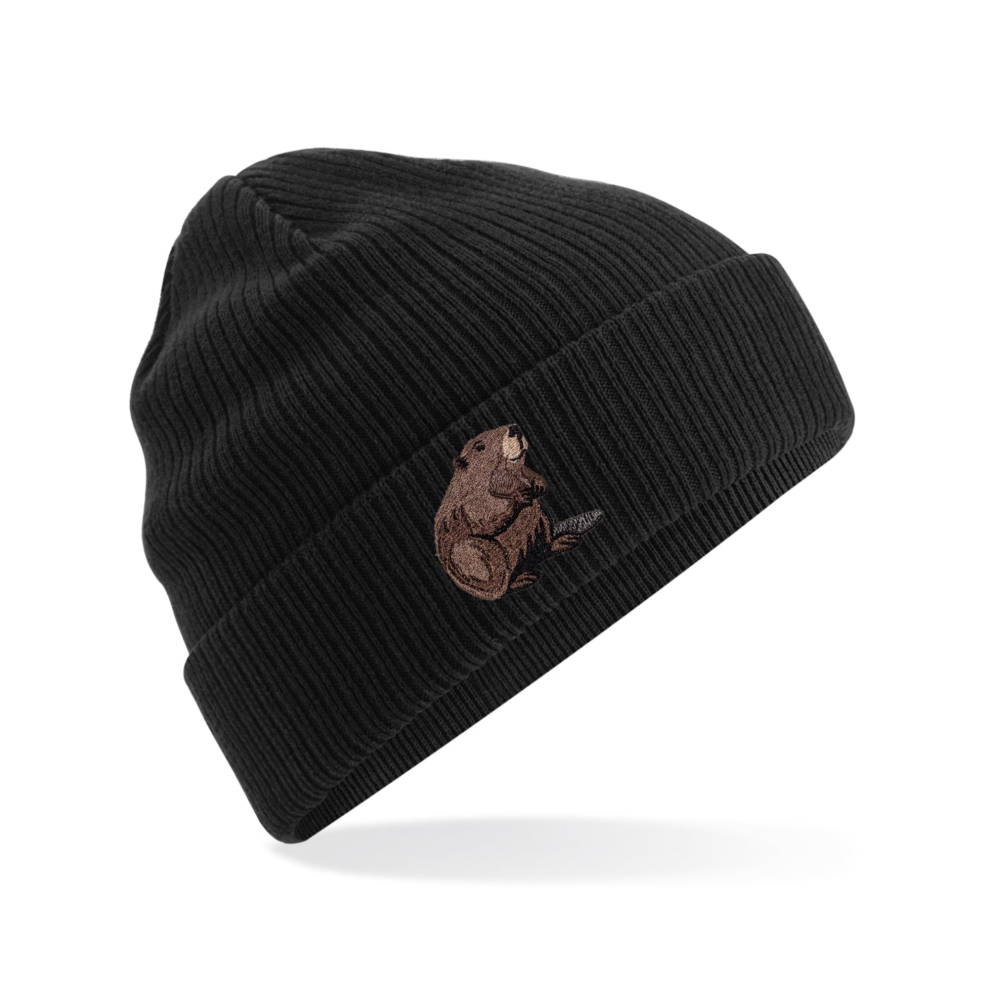 Beaver Embroidered Beanie