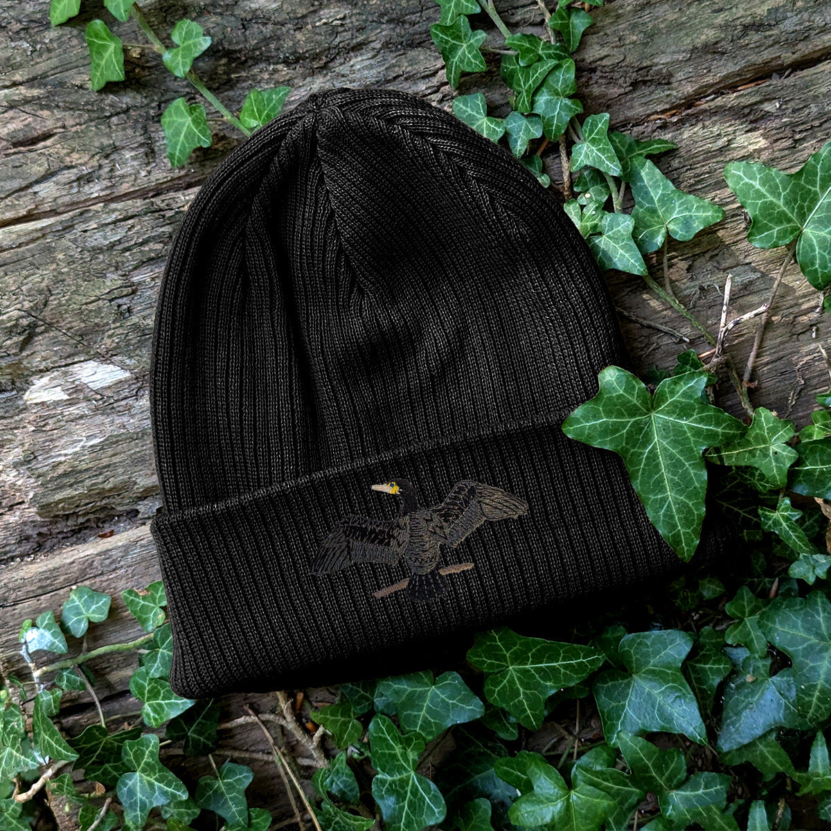 Cormorant Embroidered Beanie